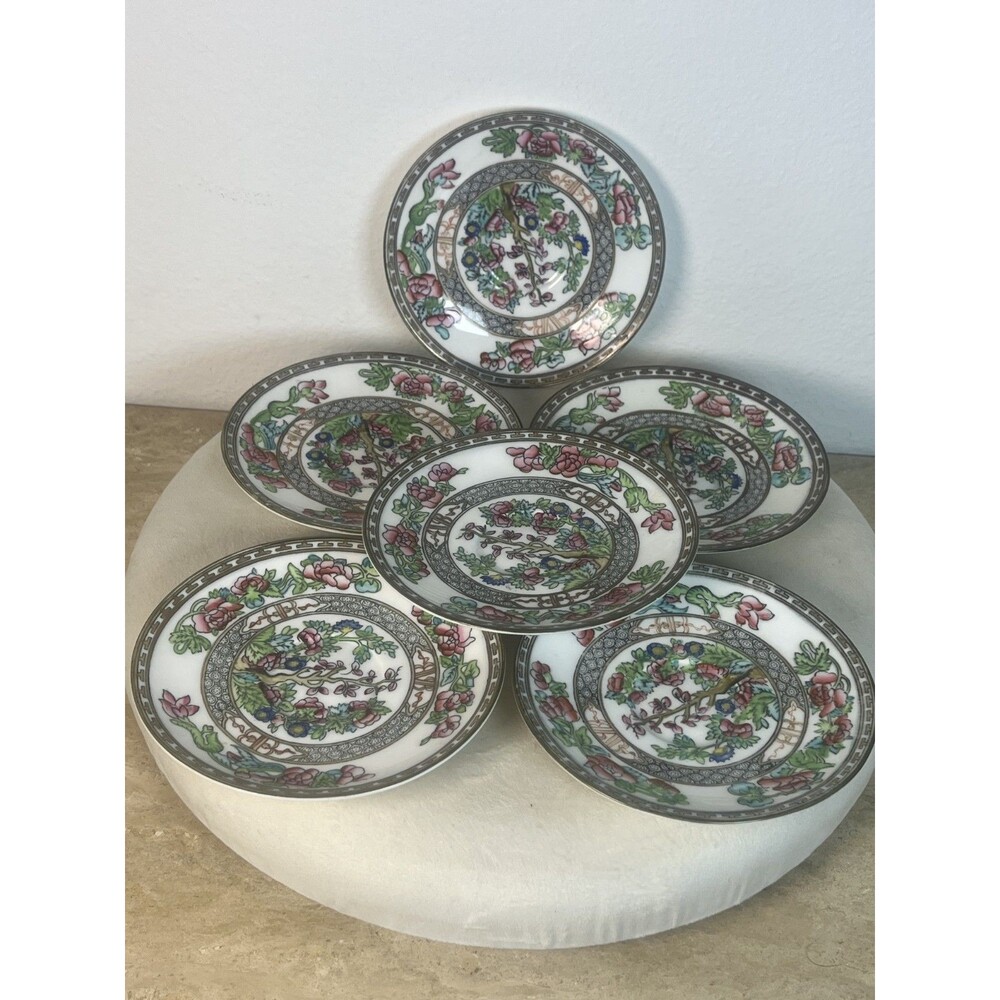 Coalport England China "Indian Tree Saucer Sold in Sets of 2, 3 Sets Available